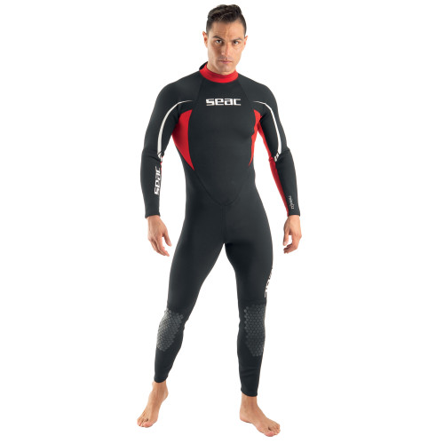 Seac  Relax Long Mans, 2.2 mm Neoprene One Piece Wetsuit for Snorkeling, Scuba Diving and other Water Sports