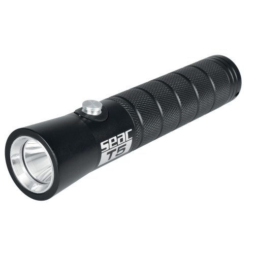 Seac  T5, Aluminum Scuba Dive Light, 300 Lumen, Cree XPG2 LED, Dimensions 14.4x3.2 mm, black, standard (black,standard)