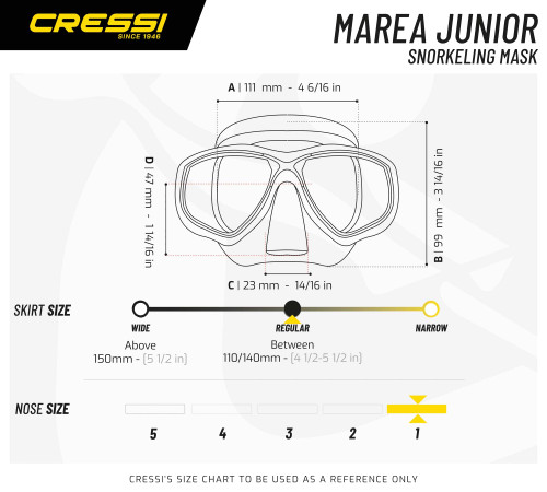 Cressi Marea Jr Diving Mask