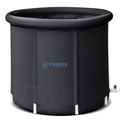 Side view of the Cold Therapy Ice Bath on a white background.