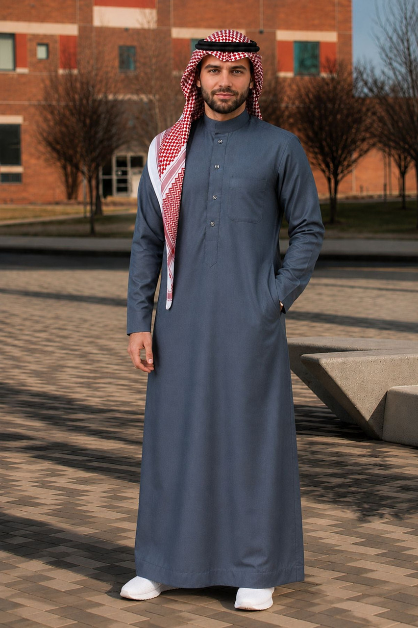 Premium Everyday Saudi Thobe – Comfortable & Stylish Daily Wear