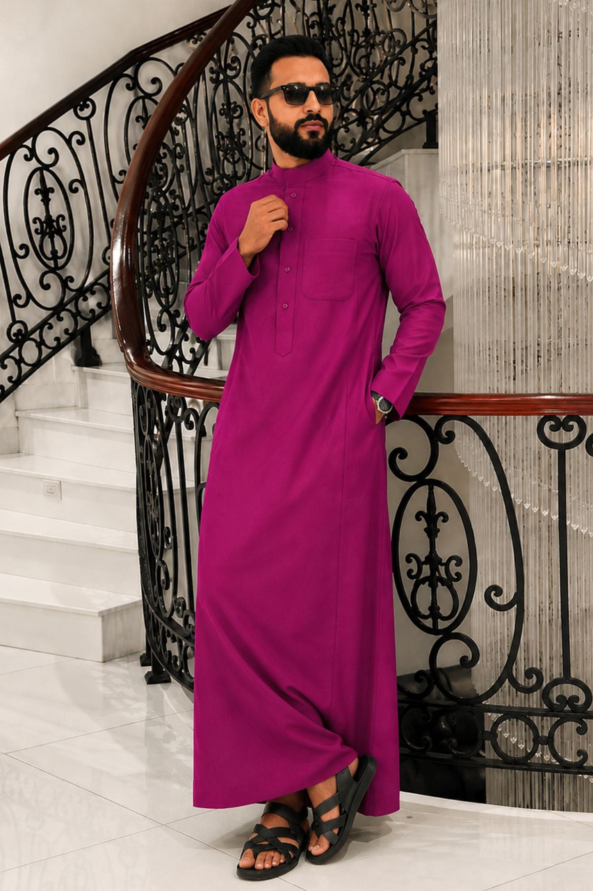 Warmth Winter Saudi Thobe Style for Cold Days