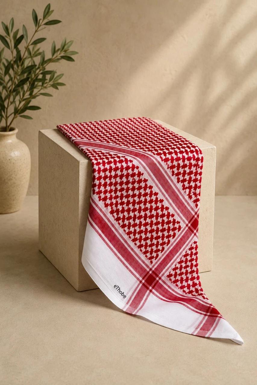 Luxury Soft Cotton Shemagh Classic Arabian Headscarf