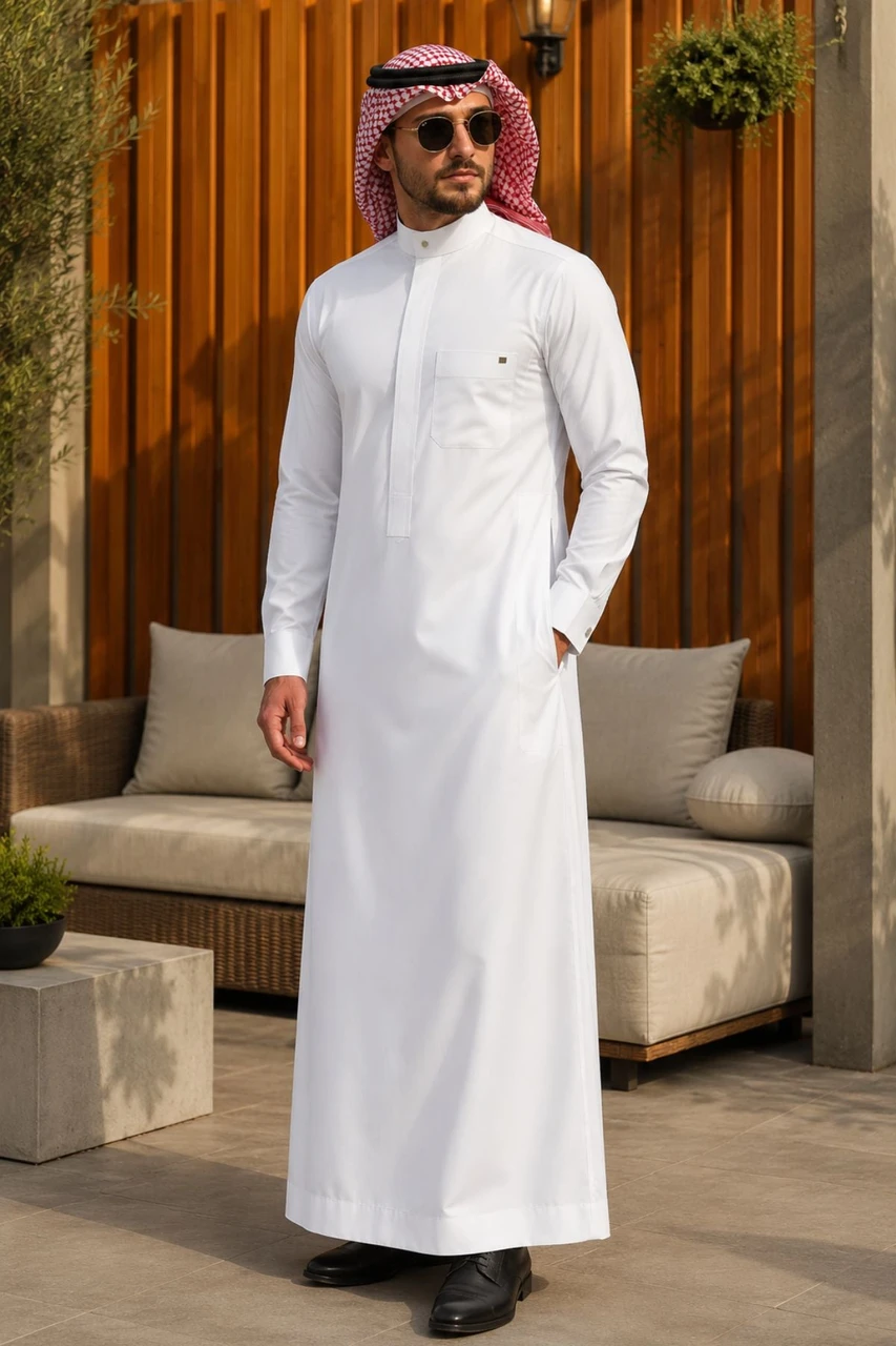 Modern Practical Saudi Thobe – Stylish & Functional for Every Occasion