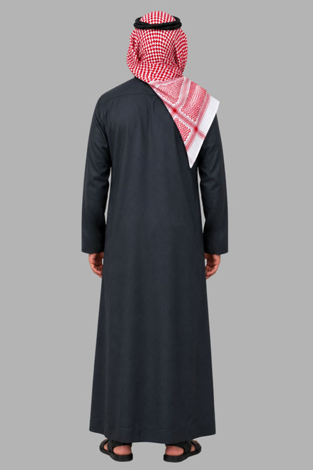 Exclusive Qatari Black Thobe  