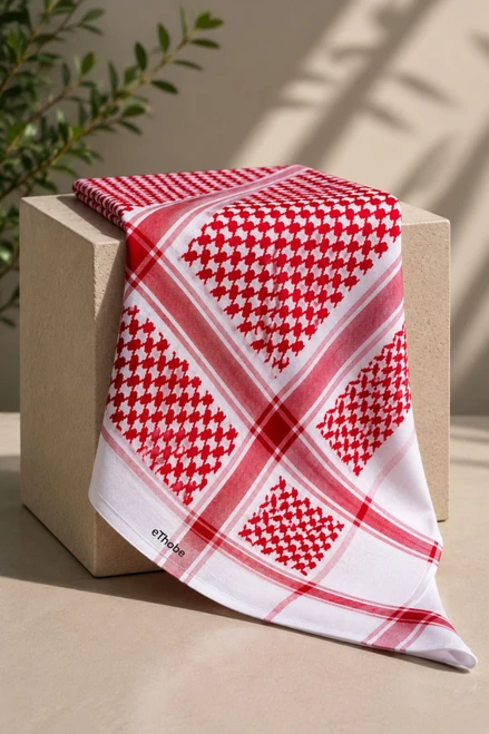 Luxury Soft Cotton Shemagh Classic Arabian Headscarf