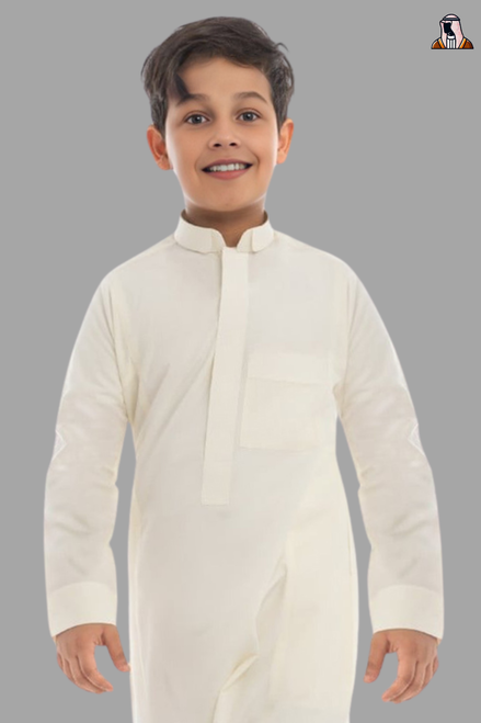 Premium Kuwaiti Thobe for Kids – Elegant & Comfortable Traditional Wear