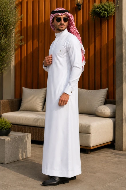 Modern Practical Saudi Thobe – Stylish & Functional for Every Occasion

