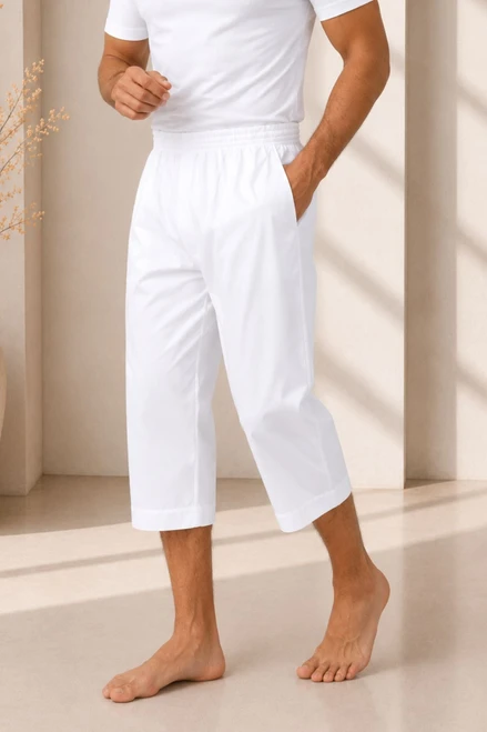 Traditional White Trousers – Timeless Comfort and Modesty
