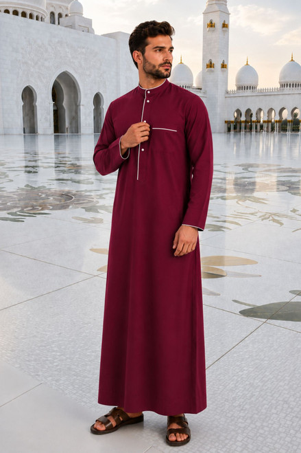 Weekend Comfort Saudi Thobe – Relax in Style & Ease
