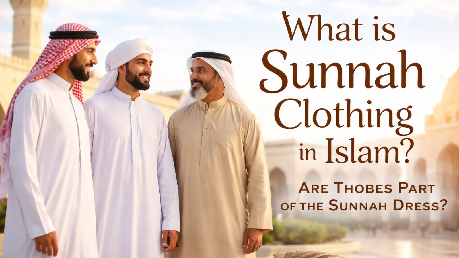 What is Sunnah Clothing in Islam? Are Thobes Part of the Sunnah Dress?