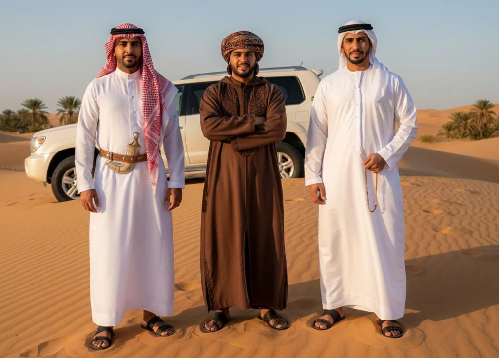 Thobe vs Jubba vs Kandura: A Complete Guide for Muslim Men