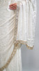 Pure White Organza Saree with Subtle Golden Embroidered Border Pure White Organza Saree with Subtle Golden Embroidered Border