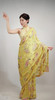 Sunshine Yellow Saree with Elegant Embellished Border & Subtle Paisley Accents Sunshine Yellow Saree with Elegant Embellished Border & Subtle Paisley Accents