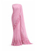Hakoba Swiss Voile Saree - Pink
