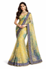 Golden Embellished Silk Saree