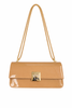 Glossy Beige Soho Chain Bag