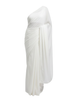 Pristine White Saree with Delicate Lace Borders