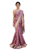 Royal Magenta Saree with Allover Silver Zari Jaal