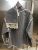 Hakoba Woolen Overcoat Luxury Long Sleeve Grey