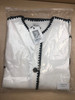Hakoba Woolen Overcoat Luxury Long Sleeve White