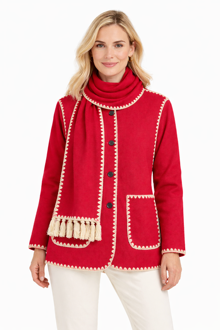 Hakoba Woolen Overcoat Luxury Long Sleeve Pink