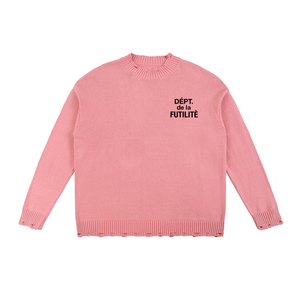 DEPT. de la FUTILITE - Vintage Washed Hand-Frayed Sweater
