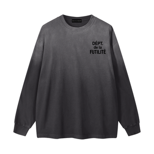 Dept. de la Futilite - Gradient Washed Long Sleeve T-Shirt