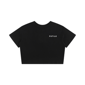 Little White FUTILE - Baby Tee Seamless T-Shirt - 200 GSM #260109PODAA2663