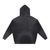 ELITUF Tape (Black) - Vintage Washed Frayed Fleece Hoodie