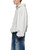 Black FUTILE - Boxy Gather-Hem Hoodie #260107PODRB3182