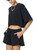 Big Black FUTILE - Snow Washed Raw Edge Crop Top #260109PODAA3592