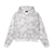 FUTILE (WHITE) - Dirty Washed Zip-Up Fleece Hoodie #260112PODTZ2600