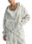 FUTILE (WHITE) - Dirty Washed Zip-Up Fleece Hoodie #260112PODTZ2600