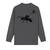 FUTILE PEACE ANT (BLACK) - Crew Neck Drop Shoulder Long Sleeve Shirt #260123PODPR4743