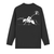FUTILE PEACE ANT (WHITE) - Crew Neck Drop Shoulder Long Sleeve Shirt #260123PODPR4745