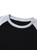 FUTILE (BLACK) - Women's Color-Blocked Raglan Sleeve Crop Top #260126PODAA3759