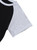 FUTILE (BLACK) - Women's Color-Blocked Raglan Sleeve Crop Top #260126PODAA3759