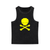YELLOW Skull -  Snow Washed Tank Top #260220PODAC2536
