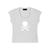 SKULL (WHITE) - Essential Bodycon T-Shirt #260220PODAA3380