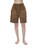 Vintage Washed Tiger Stripes Short Pants #260223PODPW4303