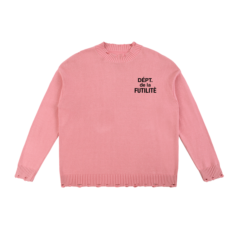 DEPT. de la FUTILITE - Vintage Washed Hand-Frayed Sweater