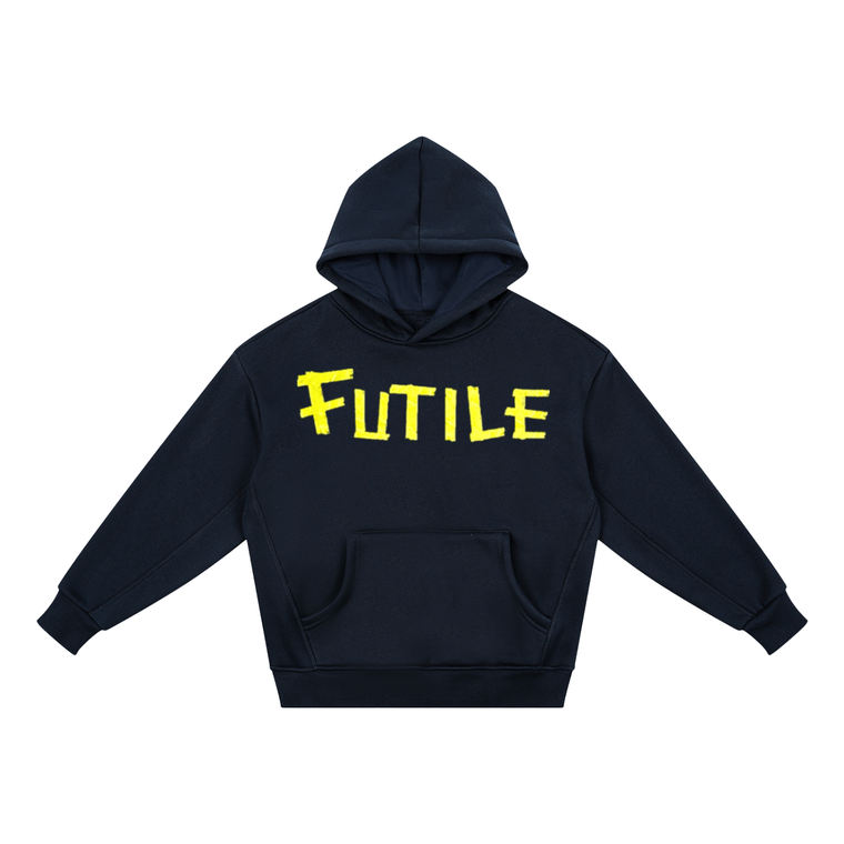 FUTILE Tape Yellow - Essential Kids' Fleece Hoodie