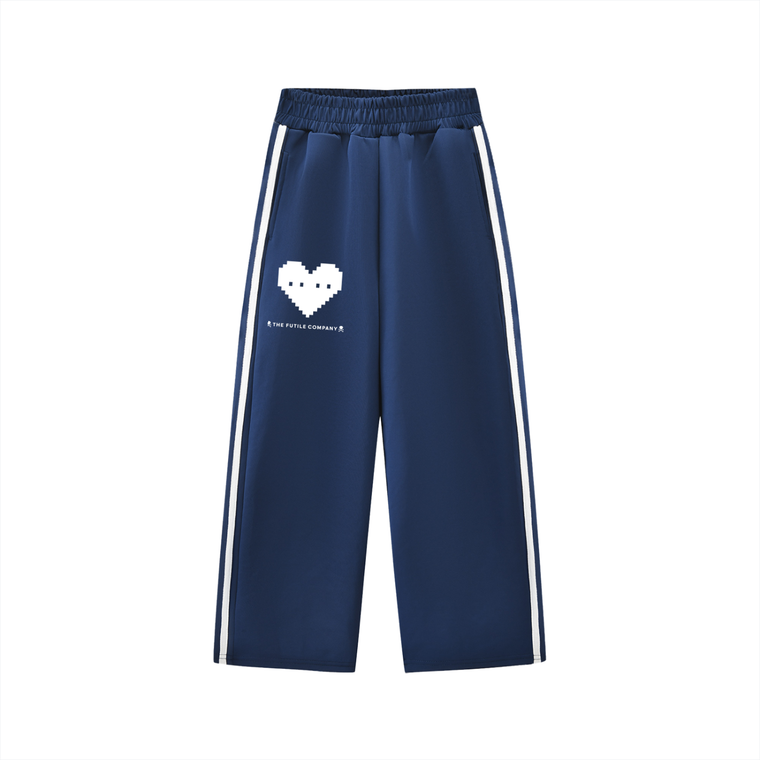 White Heart - Kids’ Contrast Tape Sweatpants