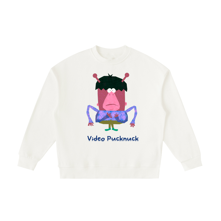 Video Pucknuck - Essential Fleece Kids' Crewneck Sweatshirt #260118PODQR0630