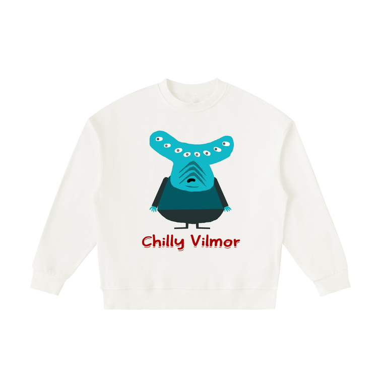 Chilly Vilmor - Essential Fleece Kids' Crewneck Sweatshirt #260120PODQR0569