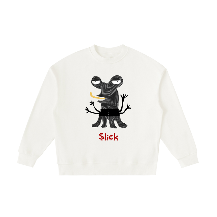 Slick - Essential Fleece Kids' Crewneck Sweatshirt #260120PODQR0582