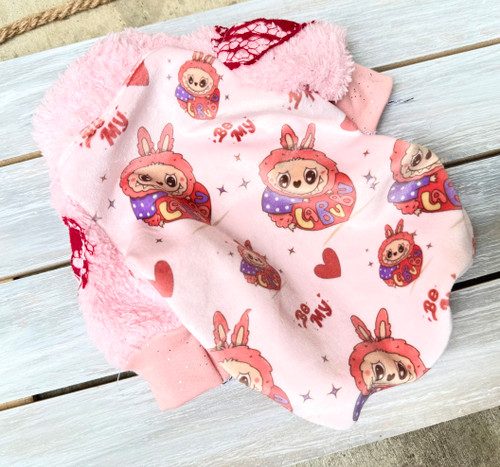 Labubu Love day Minky Mock Neck