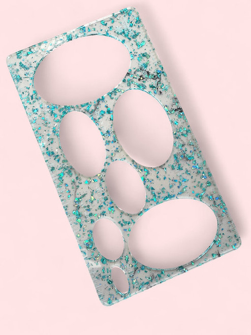 Martini Olive Ovals Peeper Ruler