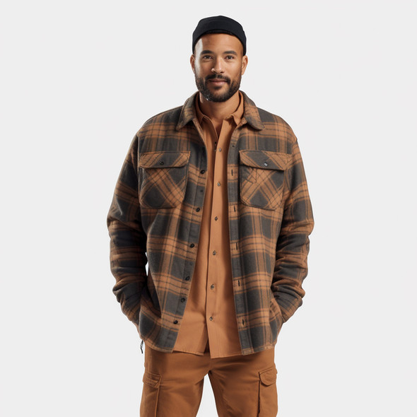 Men's Archer Thermal Lined Flannel Shirt Jacket